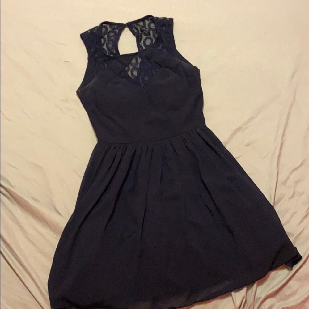 navy dress